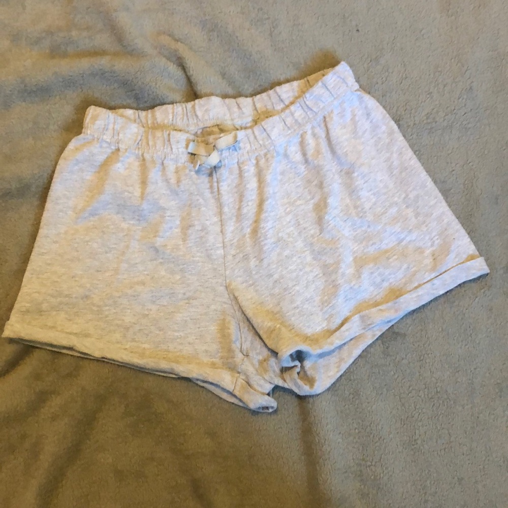 Grey cotton shorts